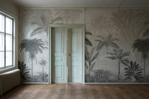 Papel Tapiz Instalado en Pared