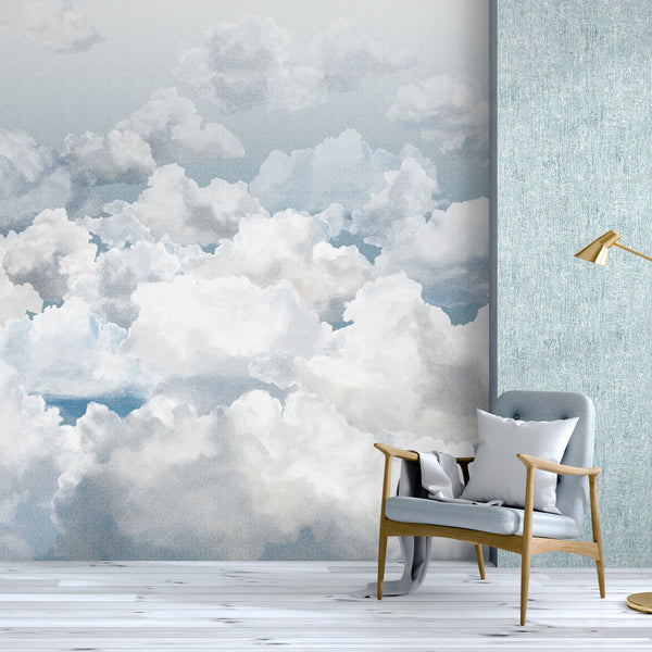 Papel Tapiz Clouds Mural - Tienda Interni