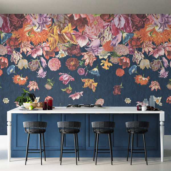 Papel Tapiz Flower Rain Mural - Tienda Interni