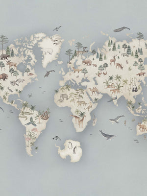 Papel Tapiz Little Explorer Mural - Tienda Interni
