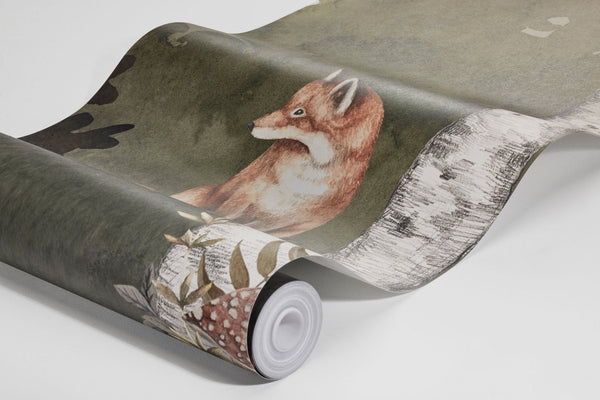 Papel Tapiz Wild Forest Mural - Tienda Interni
