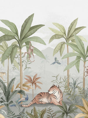 Papel Tapiz Wild Jungle Mural - Tienda Interni