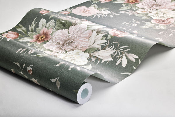 Papel Tapiz Floral Charm - Tienda Interni