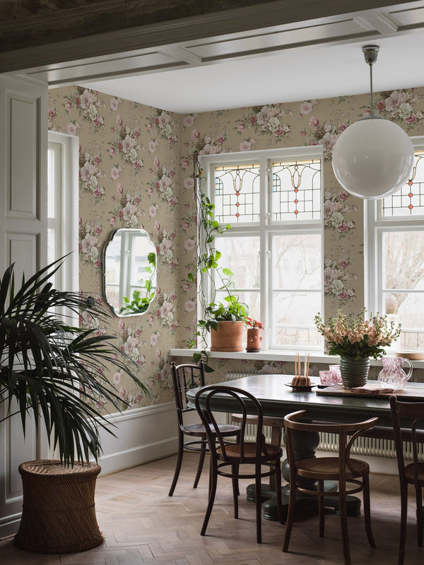 Papel Tapiz Floral Charm - Tienda Interni