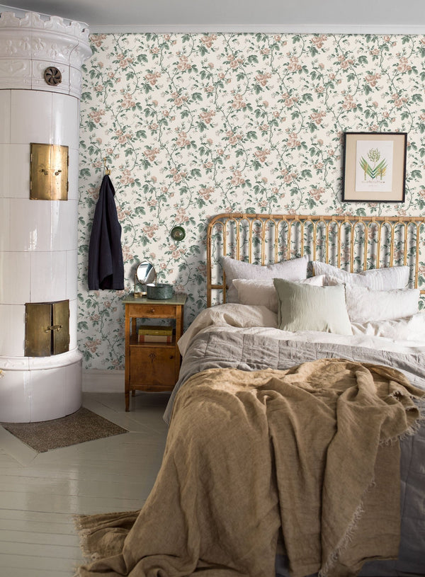 Papel Tapiz French Roses - Tienda Interni