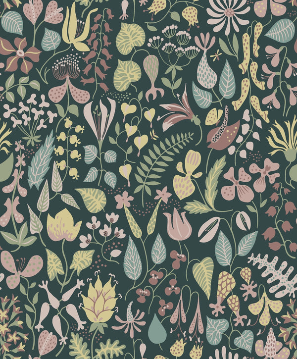 Papel Tapiz Herbarium - Tienda Interni