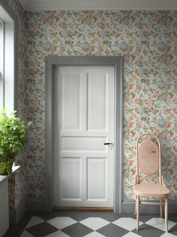 Papel Tapiz Hortensia - Tienda Interni