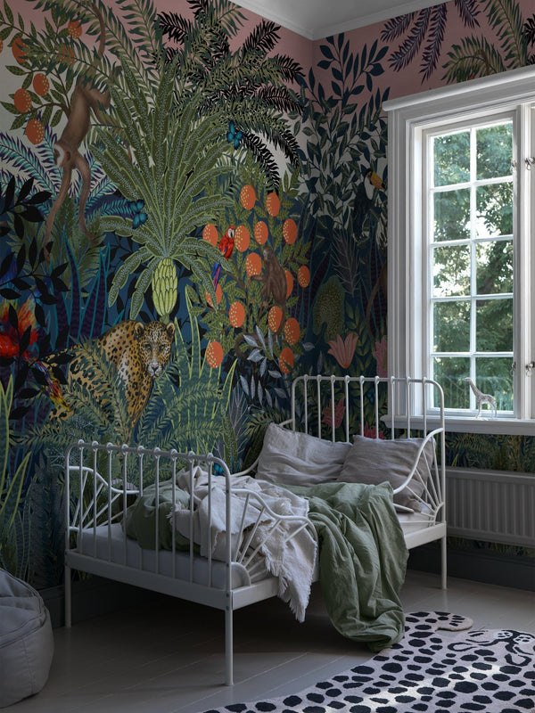 Papel Tapiz Jungle Wall Animals - Tienda Interni
