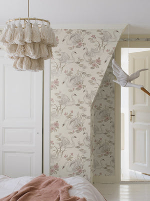 Papel Tapiz Lily Swan - Tienda Interni