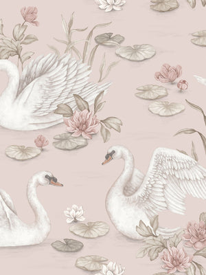 Papel Tapiz Lily Swan - Tienda Interni