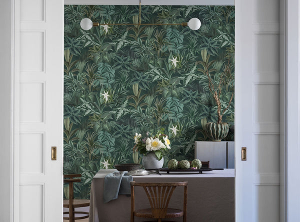 Papel Tapiz Madagascar Leaves - Tienda Interni