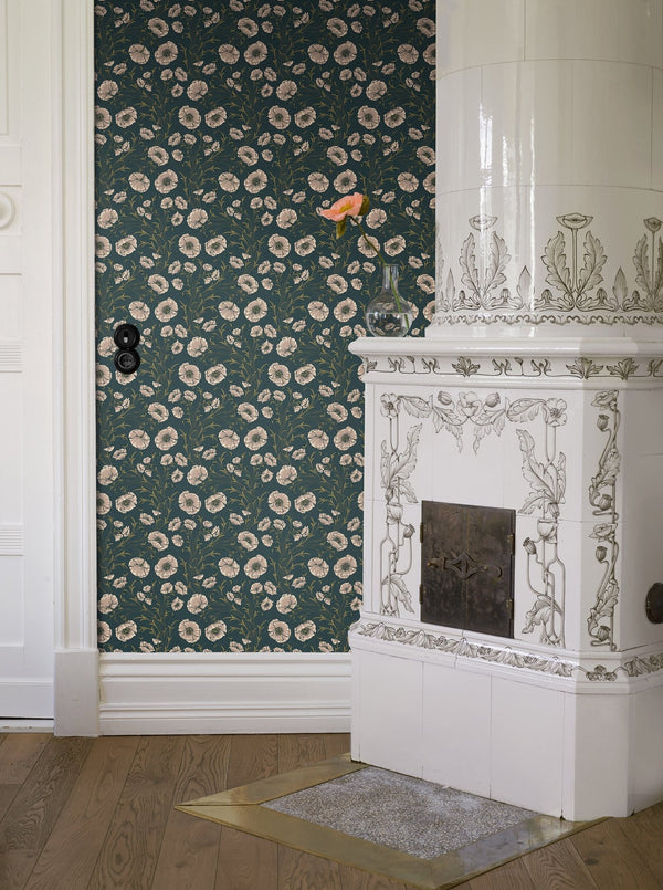 Papel Tapiz Poppy Flow - Tienda Interni