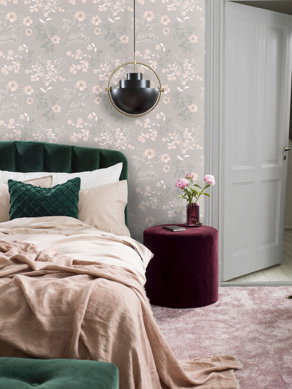 Papel Tapiz Prairie Rose - Tienda Interni