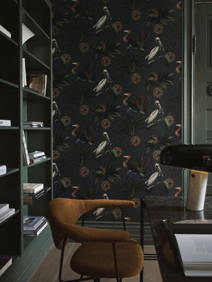 Papel Tapiz Sapphire Birds - Tienda Interni