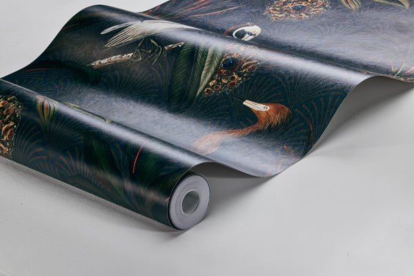 Papel Tapiz Sapphire Birds - Tienda Interni