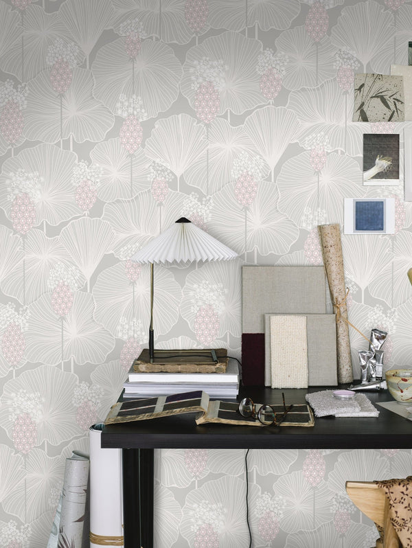 Papel Tapiz Umbrella Leaves - Tienda Interni