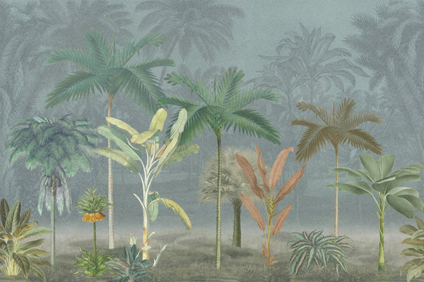 Papel Tapiz Vintage Palms - Tienda Interni