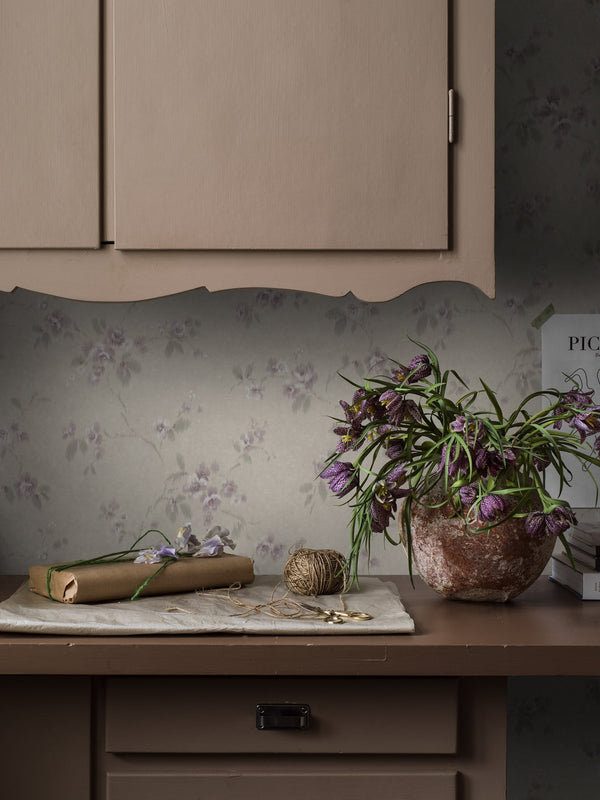 Papel Tapiz Vintage Rose - Tienda Interni