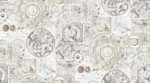 Papel Tapiz Vintage Star Map - Tienda Interni