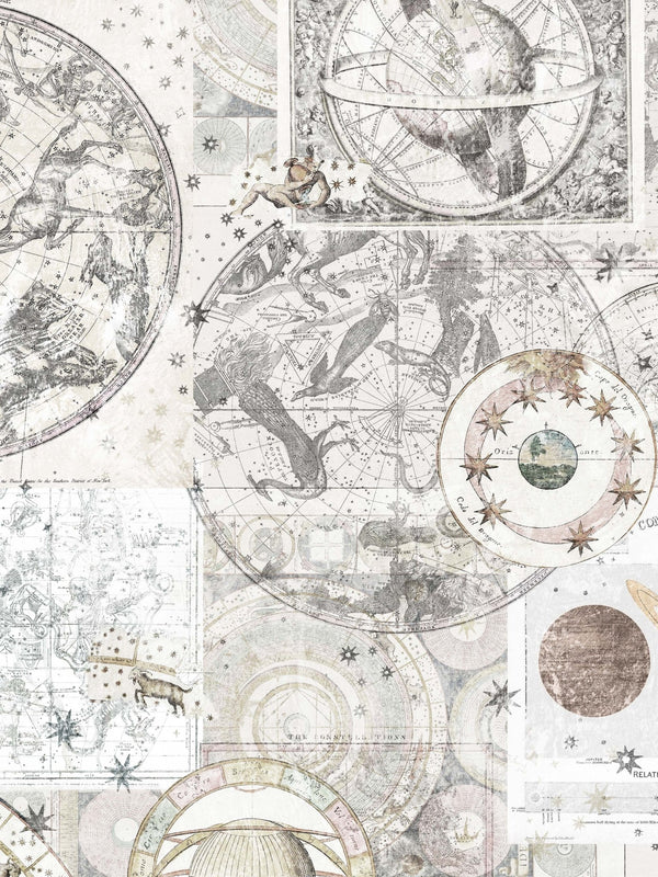 Papel Tapiz Vintage Star Map - Tienda Interni