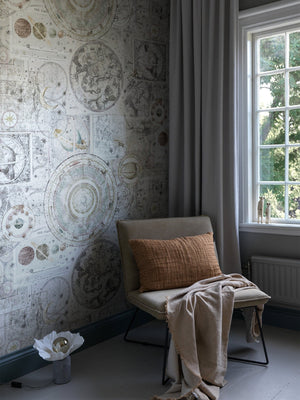 Papel Tapiz Vintage Star Map - Tienda Interni