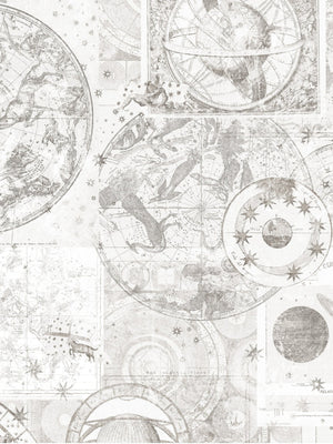 Papel Tapiz Vintage Star Map - Tienda Interni