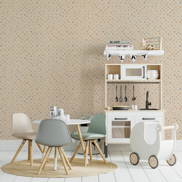 Papel Tapiz Watercolor Dots - Tienda Interni