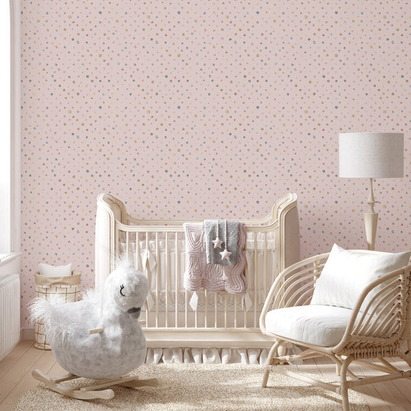 Papel Tapiz Watercolor Dots - Tienda Interni