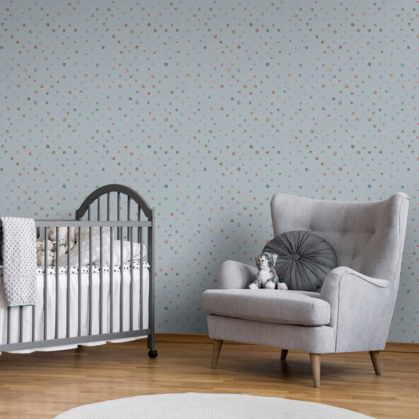 Papel Tapiz Watercolor Dots - Tienda Interni