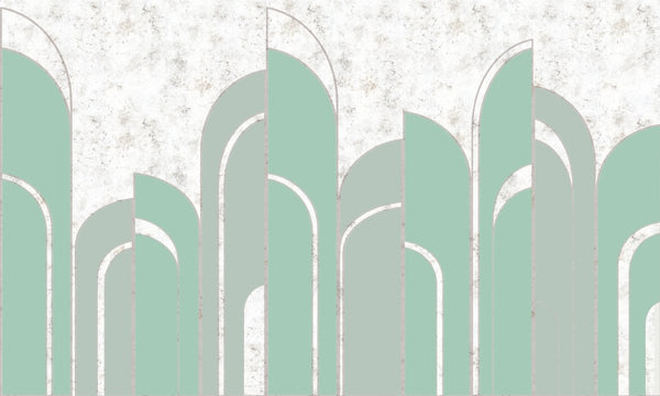 Papel Tapiz Art Deco - Deco Arches - Tienda Interni
