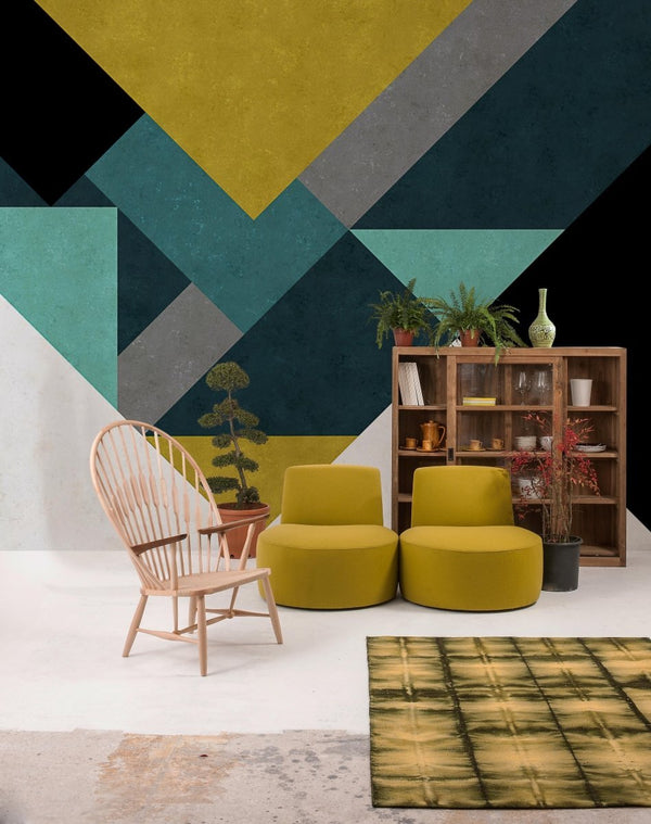 Papel Tapiz Geometrics - Concrete Block - Tienda Interni