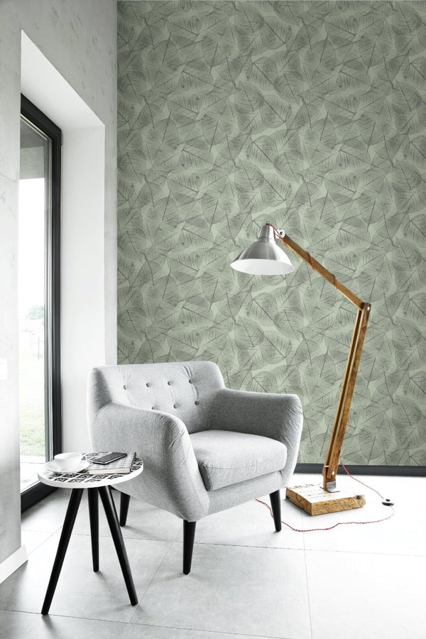 Papel Tapiz Leaves - Tienda Interni